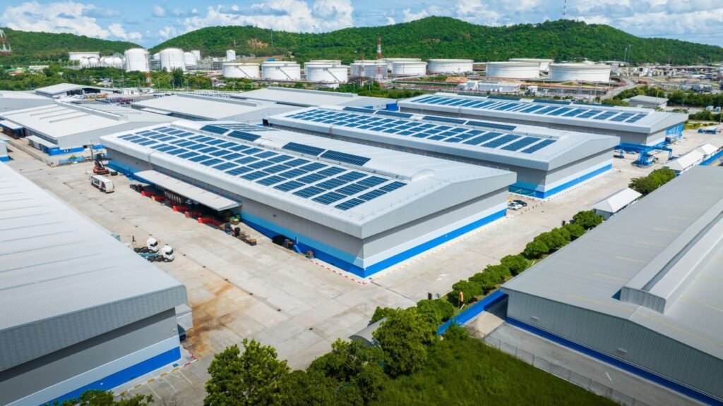 solar powered factories